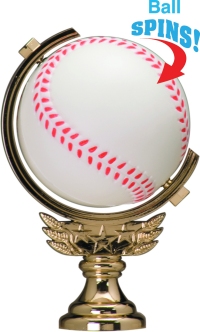 Soft Spinner Baseball Trophy