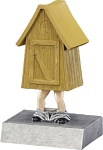 Bobble Head Outhouse Trophy