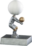 Bobble Head Volleyball Trophy