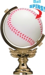 Soft Spinner Baseball Trophy