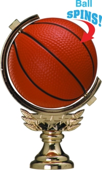 Soft Spinner Basketball Trophy