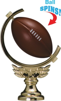 Soft Spinner Football Trophy