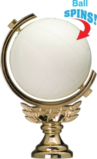 Soft Spinner Volleyball Trophy