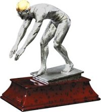 Elite Resin Swimming Trophy: Male
